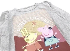 Name It grey melange Gurli Gris glitter top